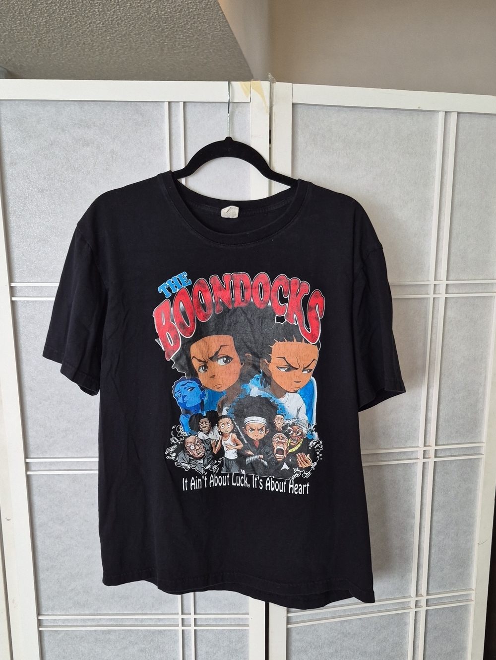 Rare Vintage The Boondocks Black Graphic Tee